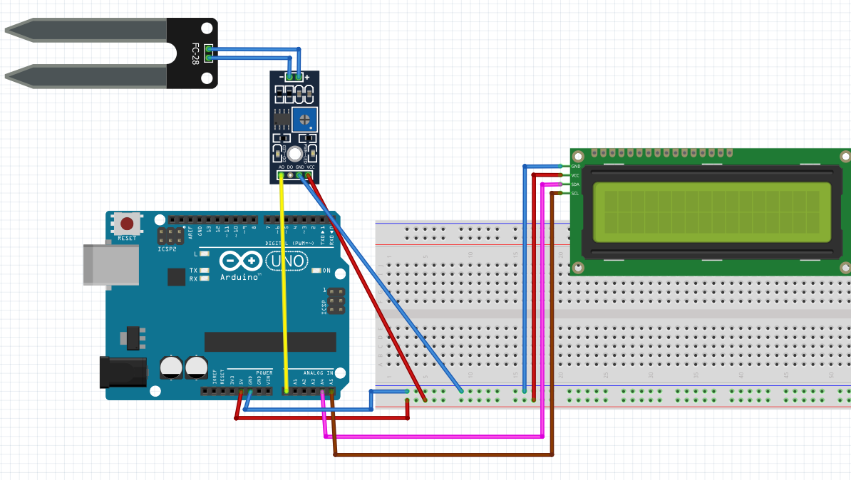 I2c led devre şeması